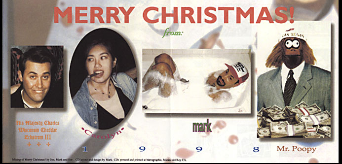 Psychotic Christmas 1998 Inner CD Artwork