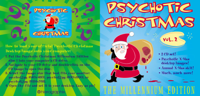 Psychotic Christmas 1999 Outer CD Artwork